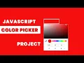 Making My Own Color Picker Using HTML CSS AND Javascript How to make color picker web design