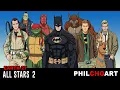 Earth-27 All Stars 2 - Bat-Family TMNT Supernatural Scooby-Doo Ghostbusters JLD Hellboy