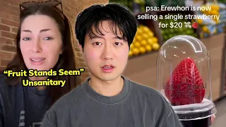 poor people groceries vs rich people groceries