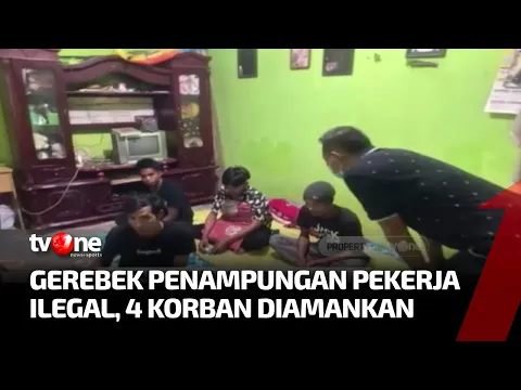 Gerebek Penampungan Pekerja Ilegal, Perekrut Ditangkap Pihak Kepolisian