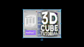 How to make 3D cube in scratch