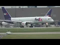 Download Lagu EX United Airlines Boeing 757 now FEDEX Cargo Airplane N772FD Taking Off Indianapolis Airport