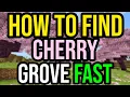 How To Find CHERRY BLOSSOM GROVE BIOME FAST In Minecraft
