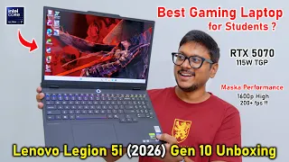 Best Gaming Laptop for Students..? π± Lenovo Legion 5i (2026) Unboxing π₯