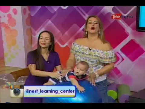 La Nena realiza estimulación temprana con sus mellizos