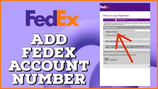 How to Add Fedex Account Number 2024
