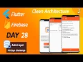 Day 28 Flutter Tutorial My Notes App with Firebase ep 2 - Data Layer