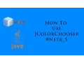 How to use JColorChooser to change Background with joptionpane