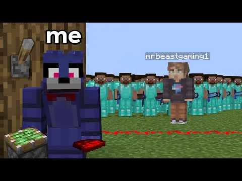 Video Thumbnail: MrBeast sent 1000 players after me