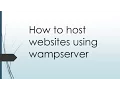How to host websites using wampserver