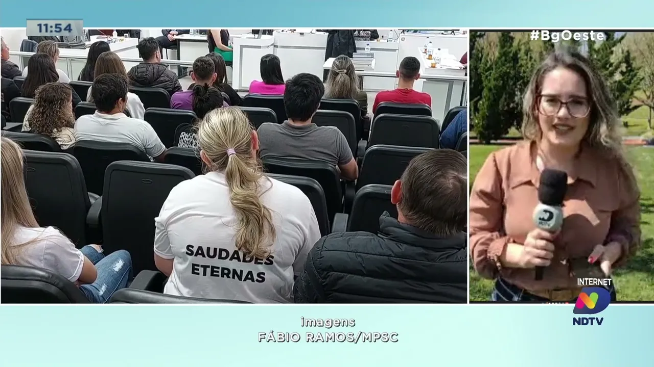 Acusado de matar a companheira é julgado no fórum de Fraiburgo