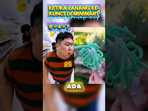 KETIKA LANANG KE-KUNCI DI MINIMARKET #satisfying #lucu #asmr