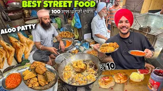 Aloo patty in Amritsar 😍 Best Pakode in amritsar | green bakery | STREET FOOD VLOG 