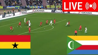 🔴LIVE : Ghana vs Comoros | 2025 World Championship Qualification Match Live Now EFootball Simulation