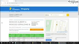 Web Scraping property phila gov Extracting Property Information