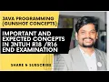 JAVA PROGRAMMING JP GUNSHOT CONCEPTS IMPORTANT QUESTIONS JNTUH