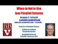 When Not to Use Java Parallel Streams