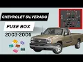Chevrolet Silverado 3500 Relay Fuse Box Diagram - 2003-2006