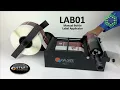 STOP Crooked Labels Start International LAB01 Manual Bottle Labeller Demo for Jars Cans Bottles