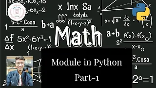 33 Math Module in Python Part-1 Python Tutorial By Arihant Jain Study Material