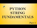 String Methods 2 Python String Fundamentals Python Language