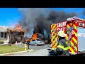 PRE ARRIVAL 2 ALARM STRUCTURE FIRE Brick New Jersey 23