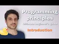 Introduction - Clean code and programming principles for beginners series