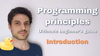 Introduction - Clean code and programming principles for beginners series