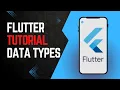 Data types in Flutter Dart Programming Flutter tutorial data types for beginner s