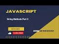 08 JavaScript String Methods Part 3 - Template Literals