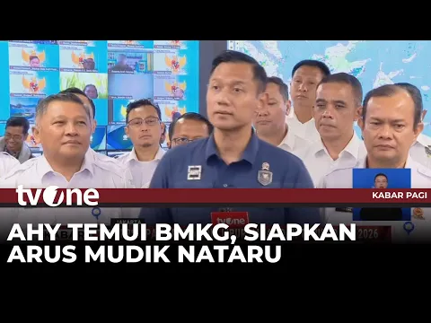 AHY Bertemu BMKG untuk Persiapan Arus Mudik Libur Nataru