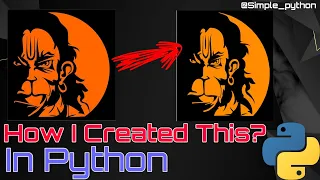 Drawing Hanuman Ji In Python Using Pydroid Python Turtle
