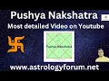 Pushya nakshatra pushya nakshatra 2023 guru pushya nakshatra 2023 dates and time pushya nakshatra
