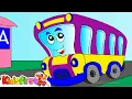 Coloring Books bus Learn colors with cars for kids