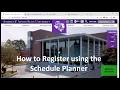How to Register for Courses at SFA Schedule Planner