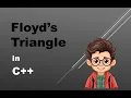 FLOYD S TRIANGLE using C in VS Code