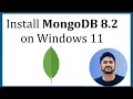 How to install MongoDB 8 2 on Windows 2025 Update MongoDB Compass GUI No SQL Tutorial