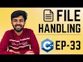 File handling C for Beginners Ep-33 code io - Tamil