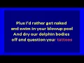 quinnie  - touch tank (karaoke)