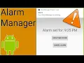 AlarmManager - Android Studio Tutorial