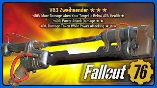 Fallout 76 V63 Zweihaender - The Best Classic Melee Weapon