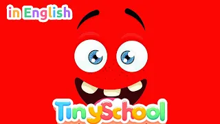 Colors Song + 3 Learning Songs | Colors, Animals & Shapes | TinySchool
