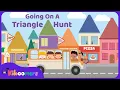 We re Going on a Triangle Hunt Learn Shapes The Kiboomers Kids Songs