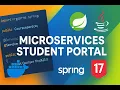 Microservices Student Portal Library Finance Java Docker