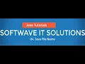 04 Java File Name Java Tutorials Softwave IT Solutions SoftwaveIT