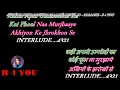 Download Lagu Akhiyon Ke Jharokhon Se - Karaoke With Scrolling Lyrics Eng. \u0026 हिंदी