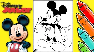 Color With Mickey Fun Mickey Mouse Coloring Pages For Kids