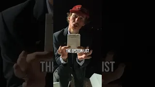 THE DONALD RELEASES EPSTEIN LIST