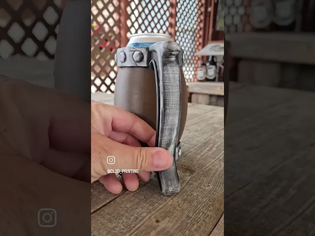 Medieval Gridiron Stein Can Koozie video thumbnail