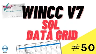 Display data from SQL query on DataGrid in WinCC Runtime SCADA WinCC V7 Tutorial